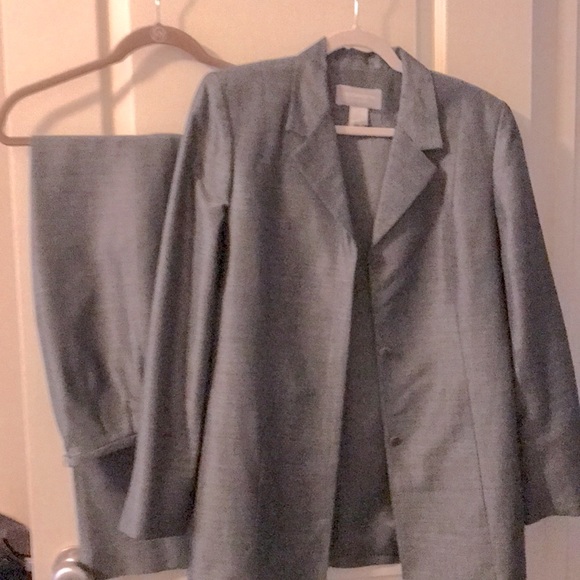 LIZ CLAIBORNE Collection/ 2 pc Pant Suit size 10 Jacket / size 10 Pants/lined. - Picture 2 of 7